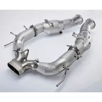 Ferrari 296 Turbo Back Exhaust System with Performance Heat Shield